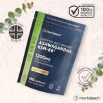 Organic Ashwagandha KSM-66® 1200mg with 5% Withanolides | Pure Ashwagandha Root Powder | High Strength | 180 Vegan Capsules (Not Tablets) | Supplement for Men & Women | by Horbaach - Image 6