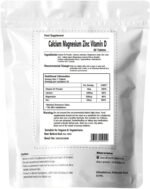 UKHealthHouse Zinc, Calcium, Magnesium & Vitamin D Osteo Complex Supplement Veg 60 Tablets - Maintain Healthy Bones, Teeth, Muscle Function, Immune - Image 3