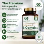 Methylated Vitamin B Complex with Nicotinamide - High Strength Sustained Release Complete Spectrum B Vitamins for Men & Women, B1, B2, B3, B5, B6, B7, B12, Inositol & Folic Acid - Image 3