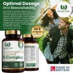 Methylated Vitamin B Complex with Nicotinamide - High Strength Sustained Release Complete Spectrum B Vitamins for Men & Women, B1, B2, B3, B5, B6, B7, B12, Inositol & Folic Acid - Image 4