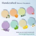 Shower Steamers Aromatherapy with Essential Oils for Stress Relief Relaxation, Advent Calendar 2025 Gifts Set Christmas Birthday Spa Gifts for Women Mom Wife Daughter Friend (8 pcs) - Image 4
