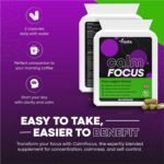 Calm Focus Supplement for Adults - Brain Supplements for Enhanced Focus & Cognitive Support | Brain Booster & Mood Supplement | 60 Caffeine-Free Capsules - Image 8