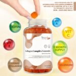 Troo Health Care Collagen Complex - 90 Natural Orange Gummies - One Per Day Hydrolysed Collagen with Biotin, Vitamin C & Selenium - Three Months Supply – Healthy Skin & Hair for Men & Women - Image 3