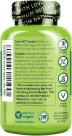 NATURELO Immune Support – Vitamin C, Elderberry, Zinc – Best Natural Vitamin C Boost with Antioxidant, Herbal & Mineral Defense - 60 Vegan Capsules | 2 Month Supply - Image 3