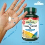 Natures Aid Evening Primrose Oil 500mg – Cold Pressed Omega-6 GLA – Supports Hormonal Balance, Skin Health & Anti-Inflammatory Function – Non-GMO, Gluten-Free – 120 Softgels - Image 4