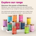 Nutriburst - Vegan Collagen Revive Gummies - Biotin (100µg), Hyaluronic Acid (100mg) + Vitamin C (80mg) - Support Natural Collagen Production, Healthy Hair, Nails & Bones - 60 Gummies 1 Month Supply - Image 6