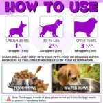 15 in 1 Dog Multivitamin Drops for Dogs,Dog Vitamins & Supplements Natural Dog Multivitamins and Minerals - Glucosamine, MSM for Dogs, Hip & Joint, Immune System, Skin & Coat, Gut Health - Image 3