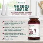 NUTRA URIC - 4000mg Montmorency Cherry| Ultra High Strength - 30 Cherry Tablets| Uric Acid Tablets/Supplement by NutraVit - Image 3