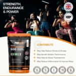 Ashwagandha 120 Capsules Vegan Ashwagandha Root Powder Capsule 10% Withanolides 500mg High Strength 10,000mg Extract 20:1 | Stress Relief, Energy, Strength & Endurance by PRO-Elite - Image 4