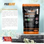 Ashwagandha 120 Capsules Vegan Ashwagandha Root Powder Capsule 10% Withanolides 500mg High Strength 10,000mg Extract 20:1 | Stress Relief, Energy, Strength & Endurance by PRO-Elite - Image 5