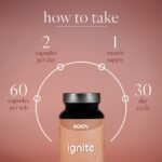 Ignite - Botanical Multivitamin Blend to Ignite Your Natural Passion - 60 Vegan Capsules - Soov by G&G Vitamins - Image 3