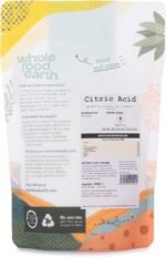 Whole Food Earth Citric Acid Anhydrous Food Grade 500g - Image 3