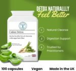 Colon Detox - Bowel Cleanse Formula - Liver & Digestion Colonic Hydrotherapy Support - Aloe Vera, Fennel Seed, Burdock, Ginger, Liquorice - Vegan, 100 Capsules - Image 3