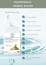 Colon Detox - Bowel Cleanse Formula - Liver & Digestion Colonic Hydrotherapy Support - Aloe Vera, Fennel Seed, Burdock, Ginger, Liquorice - Vegan, 100 Capsules - Image 8