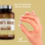 Lion's Mane Mushroom Supplement 2250mg - 180 Vegan Capsules with Added Vitamin B6 & B12, Supports Immune System & Promotes Digestive Health - 3 Months Supply - Made in The UK by YrHealth - Image 5