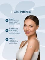 “Out Like a Light” Melatonin Sleep Patch for Natural Deep Sleep Support – Valerian, Hops, Passion Flower, Magnesium - 15 Patches - Vegan - Made in UK - Image 4