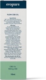 Flow CBD Oil 500mg – Broad-Spectrum Hemp Extract with Ashwagandha & Maca Root – Focus, Energy & Balance Support – THC-Free, Vegan – 10ml - Image 5