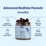 Rite Calm Gummies, Sleep Aid, Melatonin Alternative, Relaxation, Vegan, Natural Adaptogenic Botanicals, L-Theanine, Lemon Balm, Berries Flavour (60 Count,1 Month) - Image 3