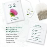Nutra Tea NUTRALIVER - Liver Support Tea - Liver Detox - Providing A Cleanse, Detox And Repair - 120 Individual Wrapped Bags - Herbal Infusion - 6 Pack - Image 4