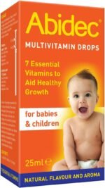 Abidec Kid Baby Multivitamin Drops – Aids Healthy Growth Contains Vitamin D, C and A – Suitable from Birth, Natural Flavour and Aroma, 25 Millilitre - Image 3