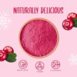 Freeze Dried Cranberry Powder 100g - No Added Sugar, All Natural & Pure Superfood Powder - Freeze Dried Powdered Cranberries Perfect for Baking, Smoothies or Desserts - Image 4