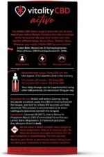 Vitality CBD Active Relax Drops with Lemon Balm, Magnesium, Griffonia Simplicifolia, 1000mg of CBD, Cherry Flavour, 30 ml, NO THC - Image 3