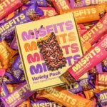 Misfits Vegan Protein Bars Variety Pack | Sports Nutrition Bars - 14-15 grams Protein | 1 gram Sugar | Plant-Based, Low Carb, High Fibre | No Palm Oil | Non-GMO | Pack of 12 - Image 4