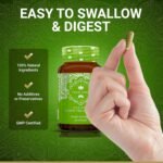 Organic Green Tea Extract Capsules - Certified Organic by Soil Association | 100% Natural Supplement | Natural Low Caffeine Source | Vegan | Ayurveda | 60 Easy Swallow Green Tea Tablets | Made in UK - Image 4