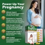 FitPregnancy Multivitamin & Minerals Plus Omega 3 | 30 Tablets Plus 30 Capsules | with 600µg Folic Acid, Iron, Zinc, B Vitamins & More. UK Made for Pregnant Women - Image 5