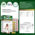FitPregnancy Multivitamin & Minerals Plus Omega 3 | 30 Tablets Plus 30 Capsules | with 600µg Folic Acid, Iron, Zinc, B Vitamins & More. UK Made for Pregnant Women - Image 7