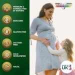 FitPregnancy Multivitamin & Minerals Plus Omega 3 | 30 Tablets Plus 30 Capsules | with 600µg Folic Acid, Iron, Zinc, B Vitamins & More. UK Made for Pregnant Women - Image 8