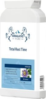 Total Rest Time – 60 Natural Sleep Support Capsules | Herbal Blend for Deep Sleep, Stress Relief & Relaxation - Image 3
