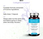Collagen Hyaluronic Acid - Hydrolysed + Biotin and Q10 - Vitamins C, D, B12 and Zinc - Collagen Complex - 60 Capsules Nutralie - Image 4