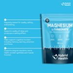 Hybrid Health Magnesium L-Threonate 2000 MG Supplement | 120 High Strength Vegan Capsules | Bioavailable & Advanced Form of Magnesium | Vegan Non-GMO - Image 5
