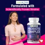 Probiotic Complex - Vegetarian 18 Premium Strains - 10 Billion CFU - Digestive and IBS Support Supplement with Lactobacillus Acidophilus & Bifidobacterium - One a Day - 30 Capsules - Image 3