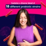 Probiotic Complex - Vegetarian 18 Premium Strains - 10 Billion CFU - Digestive and IBS Support Supplement with Lactobacillus Acidophilus & Bifidobacterium - One a Day - 30 Capsules - Image 5