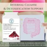 Colon Detox + - Natural Laxative - Bowel Cleanse Formula & Colonic Hydrotherapy Support - with Aloe Vera, Barberry Bark, Glucomannan, Dandelion, Liquorice - 100 Capsules - Image 4