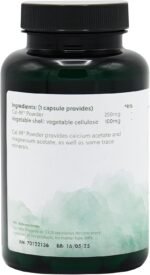 Cal-M Capsules | Calcium & Magnesium Blend with Cider Vinegar | Cal-mag Supplement | 120 Vegan Capsules | G&G Vitamins - Image 4