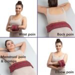 Zhu-Zhu Lavender Body Wrap - Microwavable Wheat Bag - Red Tartan Microwave Heat Pack - Natural Pain Relief Heat Therapy Pad - Image 5