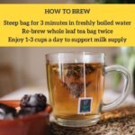 HOTTEA MAMA | Milk’s Up | Breastfeeding & Lactation Support Tea | Organic Fenugreek & Fennel | Caffeine-Free | Herbal Tea | 14 Whole Leaf Biodegradable Bags - Makes 28 Cups - Image 6
