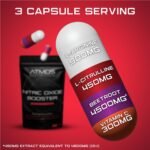6,150mg Nitric Oxide Booster - 180 High Strength Tablets with L-Arginine, L-Citrulline, Beetroot, and Vitamin C - Blood Flow, Energy, Performance Supplement for Gym, Powerlifting, and Bodybuilding - Image 3