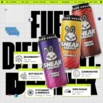 SNEAK Energy Drink Cans | Cherry Limeade, Purple Storm & Tropikilla with Brainberry | No Sugar. No Junk. Just Natural Caffeine, Focus-Boosting Nootropics in a Can | 500ml x 12 - Image 4