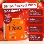 Diso® Energy Caffeine Supplement | High Strength Dissolvable Strips with Vitamin B5, B6, B12 & Vitamin E | Alternative to Tablets, Gummies & Energy Drinks | Support Focus & Fatigue | 30 Days - Image 7