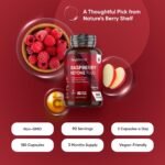 Raspberry Ketone Plus 4280mg - 180 Vegan Capsules - with Apple Cider Vinegar, Vitamin C, Caffeine & Green Tea - 3 Months Supply - Keto & Low Carb Diet-Friendly Raspberry Ketones Supplement - Image 3