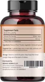 Shatavari Capsules for Women (90 Capsules) | Shatavari Herbal Supplement | Made with Organic Shatavari Root | Non-GMO, Gluten Free, 1000mg, 90 Vegan Caps - Image 5