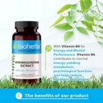 Ashwagandha 400 mg – 100 Capsules | High-Strength Root Extract for Daily Support – 1600 mg Daily Serving | by BIOHERBA - Image 3
