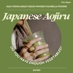 FINE JAPAN Aojiru Green Powder, Juice & Smoothie Mix, Natural Green Superfood Blend - Supports Digestion and Energy- 30-Day Course (100g) Set of 2 - Image 3