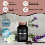 Zen & Me Nervous System Support Supplement, B Vitamin Complex Natural Stress Relief | Sleep Aid Calm & Relax | 17 Nutrients - Ashwagandha, Magnesium, Astaxanthin 4mg, Vitamin B6, Glycine - Image 3