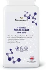 Maca Root Capsules - 120 x 5000mg - Supplement for Men and Women - Powder Extract with Added Zinc - Energy, Mood, Performance & Testosterone Booster - High Strength, Vegan & Vegetarian - Image 4