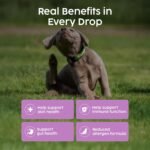 Immune Support for Cats & Dogs - Slippery Elm for Dogs Digestion & Detoxification, Dog Immune Booster, Itchy Dog Skin Relief Veterinarian Formulated Herbal Supplement | 50ml - Image 3